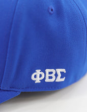 Load image into Gallery viewer, PHI BETA SIGMA CREST BALL CAP_BLUE
