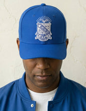 Load image into Gallery viewer, PHI BETA SIGMA CREST BALL CAP_BLUE
