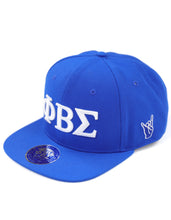 Load image into Gallery viewer, PHI BETA SIGMA LETTER SNAPBACK CAP
