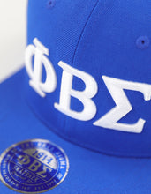 Load image into Gallery viewer, PHI BETA SIGMA LETTER SNAPBACK CAP
