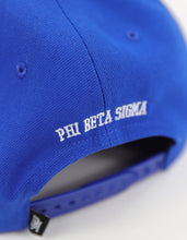 Load image into Gallery viewer, PHI BETA SIGMA LETTER SNAPBACK CAP
