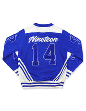 Load image into Gallery viewer, PHI BETA SIGMA WOOL V-NECK SWEATER_ROYAL BLUE
