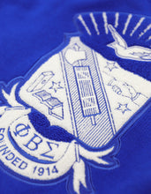Load image into Gallery viewer, PHI BETA SIGMA WOOL V-NECK SWEATER_ROYAL BLUE
