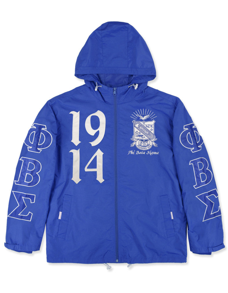 PHI BETA SIGMA WINDBREAKER JACKET_BLUE