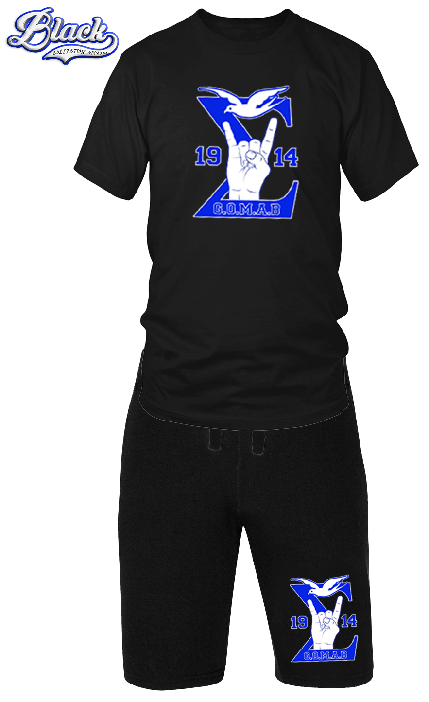 Phi Beta Sigma DOVE Shorts / T-Shirt Set