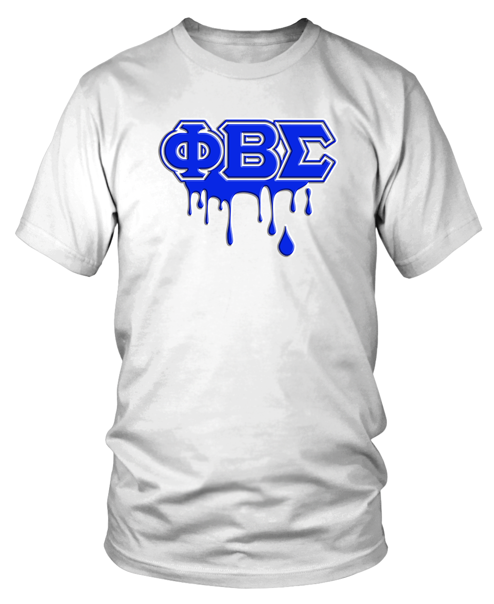 Camiseta con relieve de goteo Phi Beta Sigma