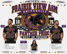 Cargar imagen en el visor de la galería, Prairie View A&amp;M University Juneteenth T-shirt
