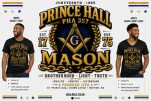 Load image into Gallery viewer, Prince Hall Mason Juneteenth T-Shirt 26
