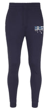 Load image into Gallery viewer, Saint Augustine&#39;s University HBCU Drip Joggers (Navy)
