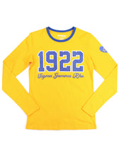 Cargar imagen en el visor de la galería, Sigma Gamma Rho Long Sleeve Tee (Gold)
