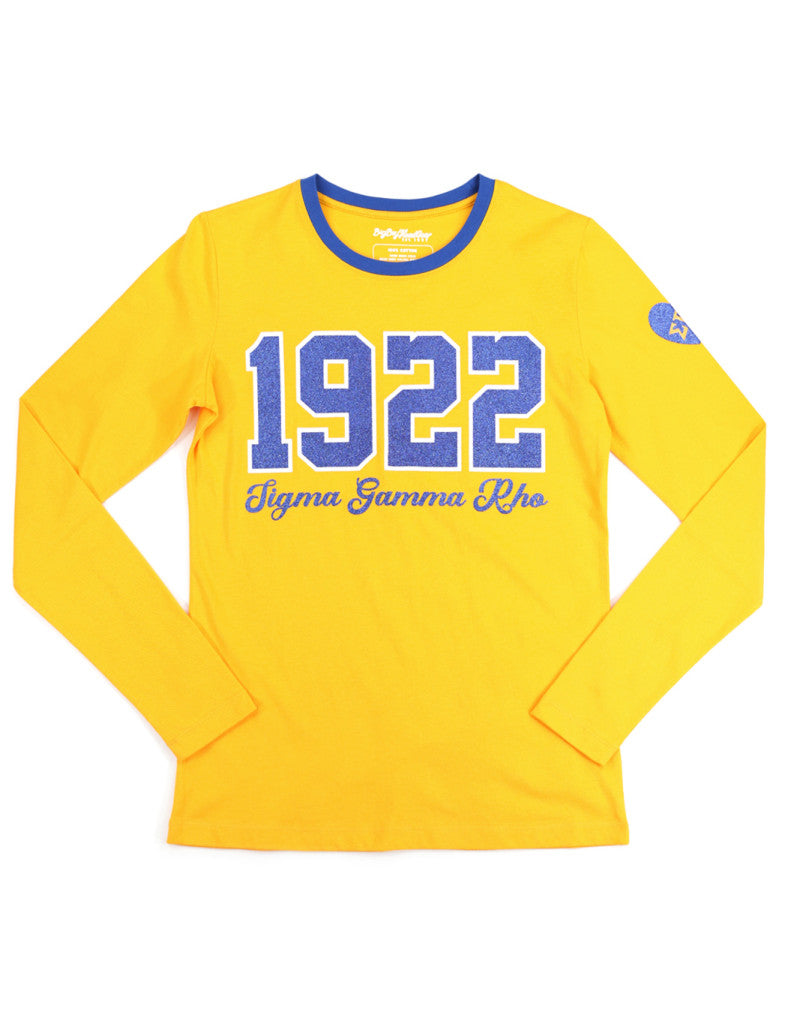Sigma Gamma Rho Long Sleeve Tee (Gold)