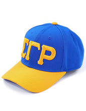 Load image into Gallery viewer, Sigma Gamma RHO LETTER BALL CAP_GOLD
