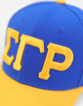 Load image into Gallery viewer, Sigma Gamma RHO LETTER BALL CAP_GOLD
