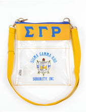 Load image into Gallery viewer, Sigma Gamma RHO CLEAR CROSS BAG
