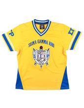 Load image into Gallery viewer, Sigma Gamma RHO FOOTBALL JERSEY_GOLD
