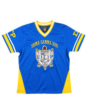 Cargar imagen en el visor de la galería, Sigma Gamma RHO FOOTBALL JERSEY_ROYAL BLUE
