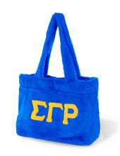 Cargar imagen en el visor de la galería, Sigma Gamma Rho Fur Bag (Royal Blue)
