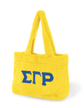 Load image into Gallery viewer, Sigma Gamma Rho Fur Bag (Gold)
