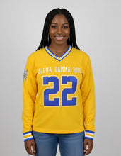 Load image into Gallery viewer, Sigma Gamma RHOLONG SLEEVE JERSEY_GOLD
