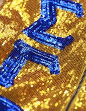 Load image into Gallery viewer, Sigma Gamma RHO SEQUIN JACKET_GOLD
