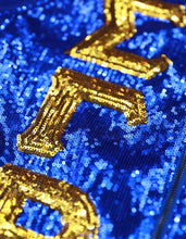 Load image into Gallery viewer, Sigma Gamma RHO SEQUIN JACKET_ROYAL BLUE
