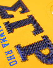 Load image into Gallery viewer, Sigma Gamma RHO SEQUIN PATCH TEE_GOLD
