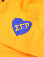 Load image into Gallery viewer, Sigma Gamma RHO SEQUIN PATCH TEE_GOLD

