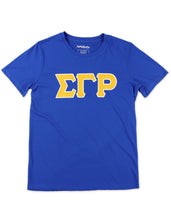 Load image into Gallery viewer, Sigma Gamma RHO GLITTER DRY FIT TEE_ROYAL BLUE
