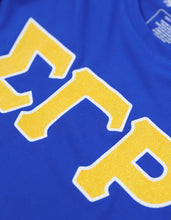 Load image into Gallery viewer, Sigma Gamma RHO GLITTER DRY FIT TEE_ROYAL BLUE
