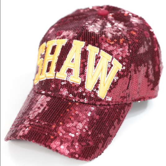 SHAW UNIVERSITY SEQUINS CAP