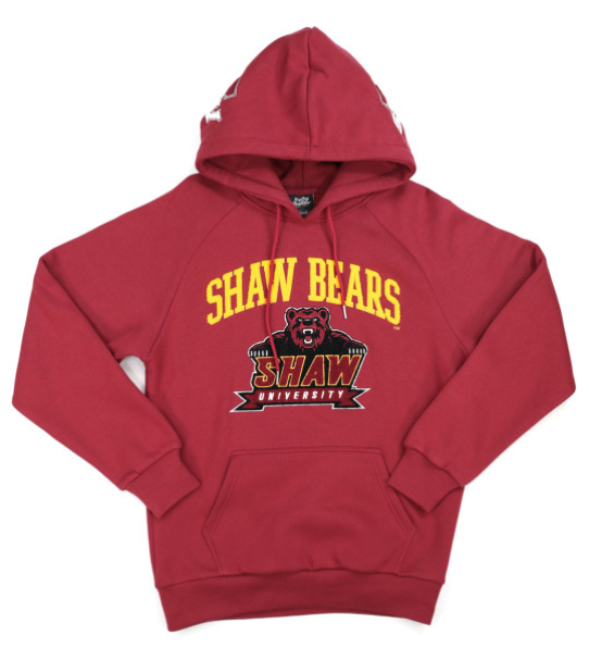 SHAW UNIVERSITY HOOD LOGO HOODIE