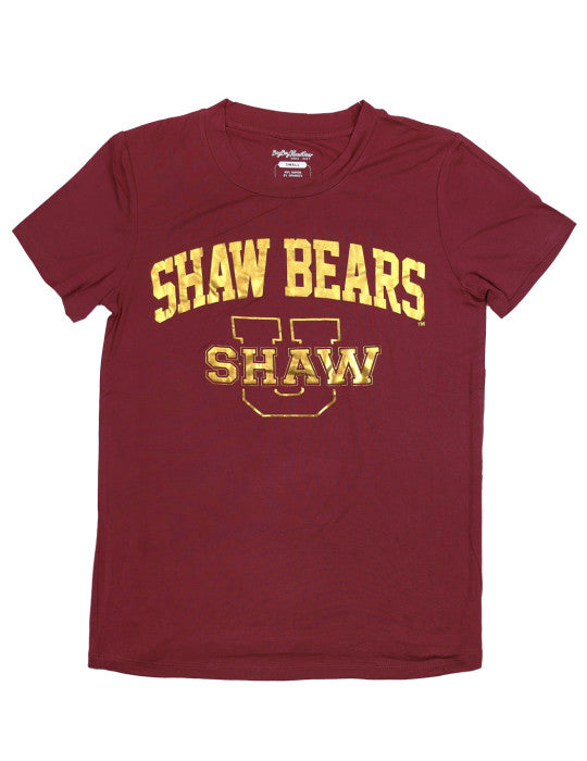 Shaw University Foil T-Shirt