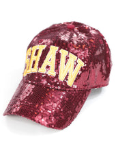 Load image into Gallery viewer, SHAW UNIVERSITY SEQUINS CAP
