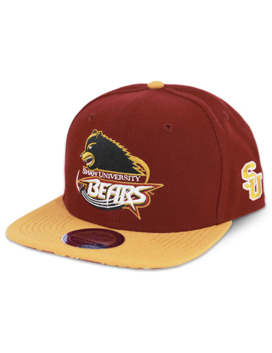 Shaw University Snapback Cap (Maroon)