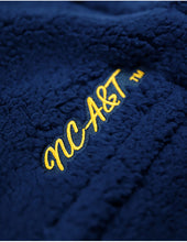 Load image into Gallery viewer, NORTH CAROLINA A&amp;T SHERPA ZIP UP HOODIE
