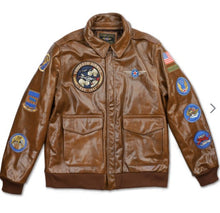 Cargar imagen en el visor de la galería, TUSKEGEE AIRMEN LEATHER JACKET
