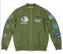 Cargar imagen en el visor de la galería, TUSKEGEE AIRMEN BOMBER JACKET
