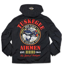 Cargar imagen en el visor de la galería, TUSKEGEE AIRMEN WINDBREAKER (BLACK)
