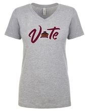 Load image into Gallery viewer, Shaw University Vote T-shirts (Ladies Cut)
