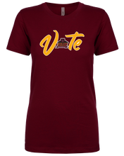 Load image into Gallery viewer, Shaw University Vote T-shirts (Ladies Cut)
