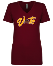 Load image into Gallery viewer, Shaw University Vote T-shirts (Ladies Cut)
