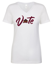 Load image into Gallery viewer, Shaw University Vote T-shirts (Ladies Cut)
