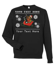 Load image into Gallery viewer, Slayin&#39; Sleigh Christmas Ugly Sweater
