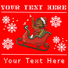 Load image into Gallery viewer, Slayin&#39; Sleigh Christmas Ugly Sweater
