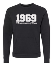 Load image into Gallery viewer, Swing Phi Swing 1969 Perseverance By Virtue Unisex Sweatshirt with Pockets
