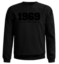 Load image into Gallery viewer, Swing Phi Swing 1969 Embroidered Black on Black Sweatshirt

