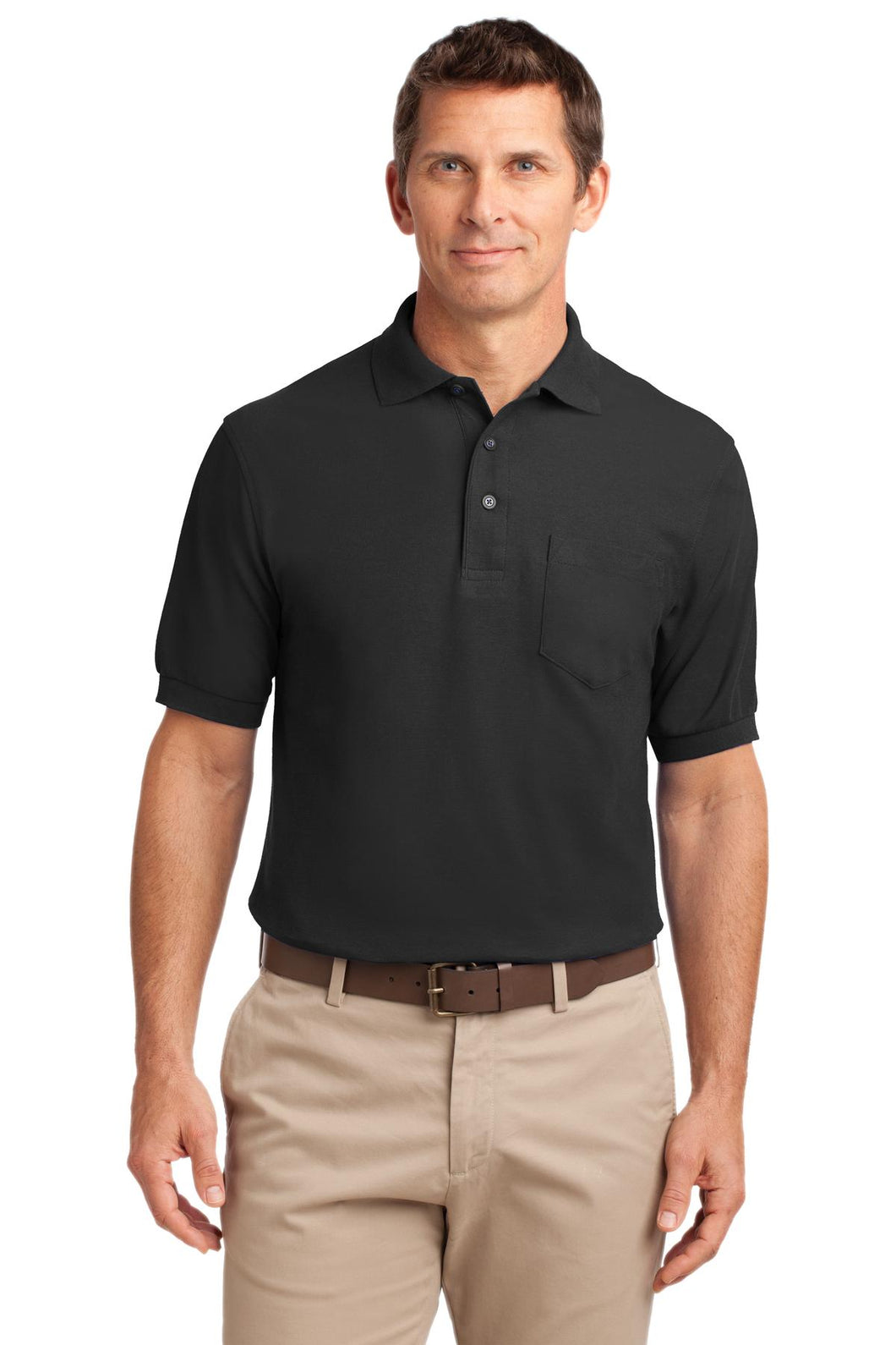 Port Authority ®  Tall Silk Touch™ Polo with Pocket. TLK500P