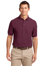 Load image into Gallery viewer, Port Authority ®  Tall Silk Touch™ Polo with Pocket. TLK500P
