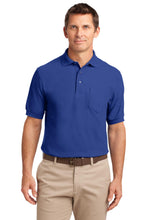 Load image into Gallery viewer, Port Authority ®  Tall Silk Touch™ Polo with Pocket. TLK500P
