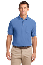 Load image into Gallery viewer, Port Authority ®  Tall Silk Touch™ Polo with Pocket. TLK500P
